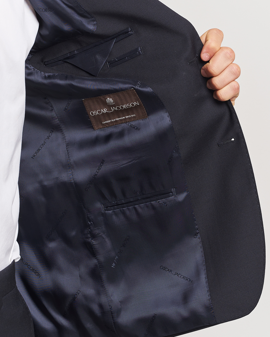 Herr | Kostymer | Oscar Jacobson | Edmund Wool Blend Suit Navy