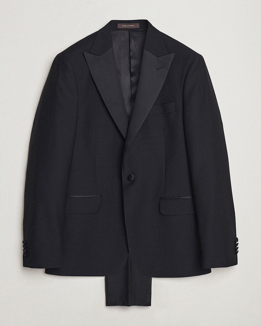 Herr | Kostymer | Oscar Jacobson | Frampton Wool Tuxedo Black