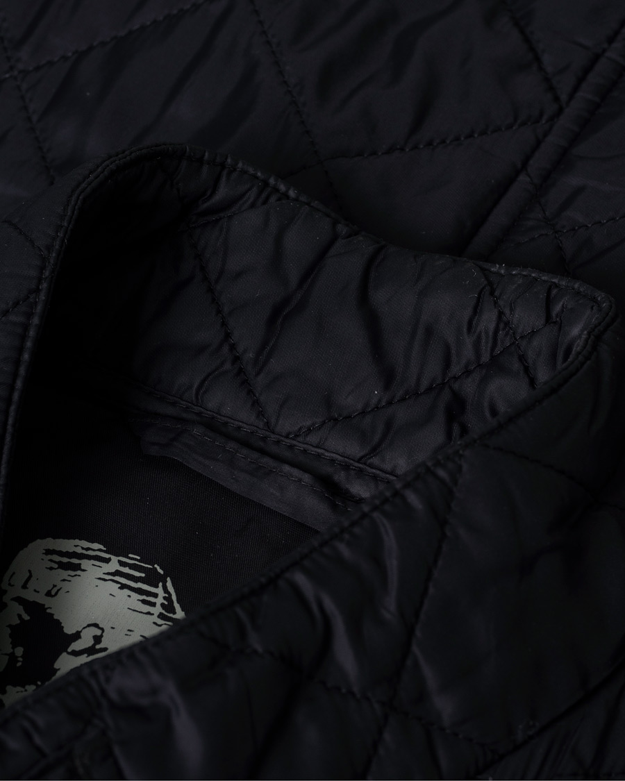 Herr | Barbour International Ariel Quilted Jacket Black | Pre-owned | Barbour International Ariel Quilted Jacket Black