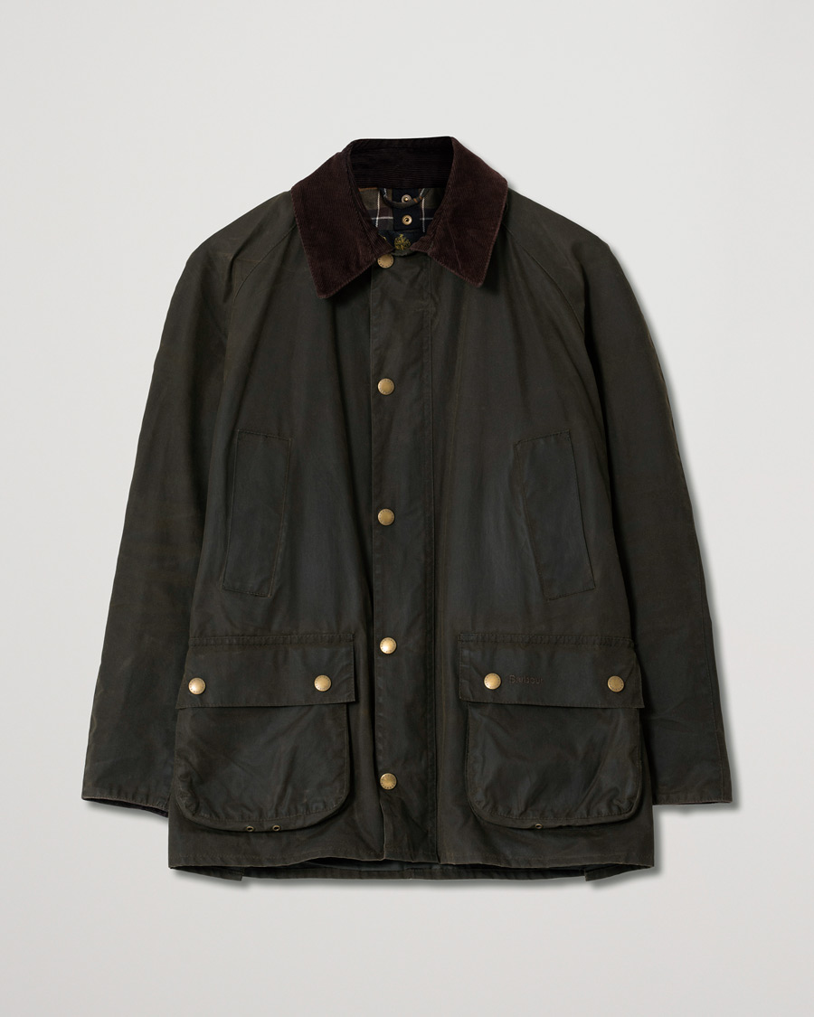 Herr | Barbour Lifestyle Ashby Wax Jacket Olive | Pre-owned | Barbour Lifestyle Ashby Wax Jacket Olive