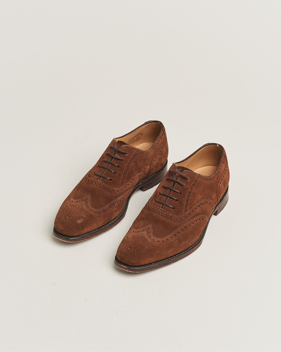 Herr | Loake 1880 Buckingham Brogue Brown Suede UK6,5 - EU40,5 | Pre-owned | Loake 1880 Buckingham Brogue Brown Suede UK6,5 - EU40,5