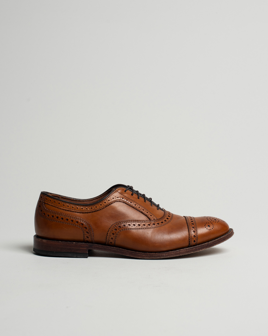 Herr | Allen Edmonds Strand Brogue Walnut Calf UK9,5/EU43,5 | Pre-owned | Allen Edmonds Strand Brogue Walnut Calf UK9,5/EU43,5