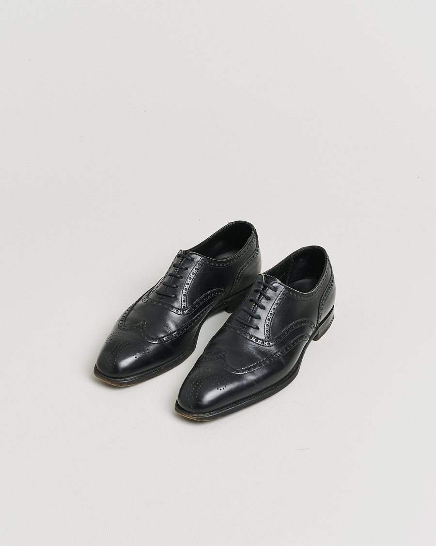 Herr | Pre-owned Skor | Pre-owned | Crockett & Jones Clifford Brogues Black Calf UK7 - EU41
