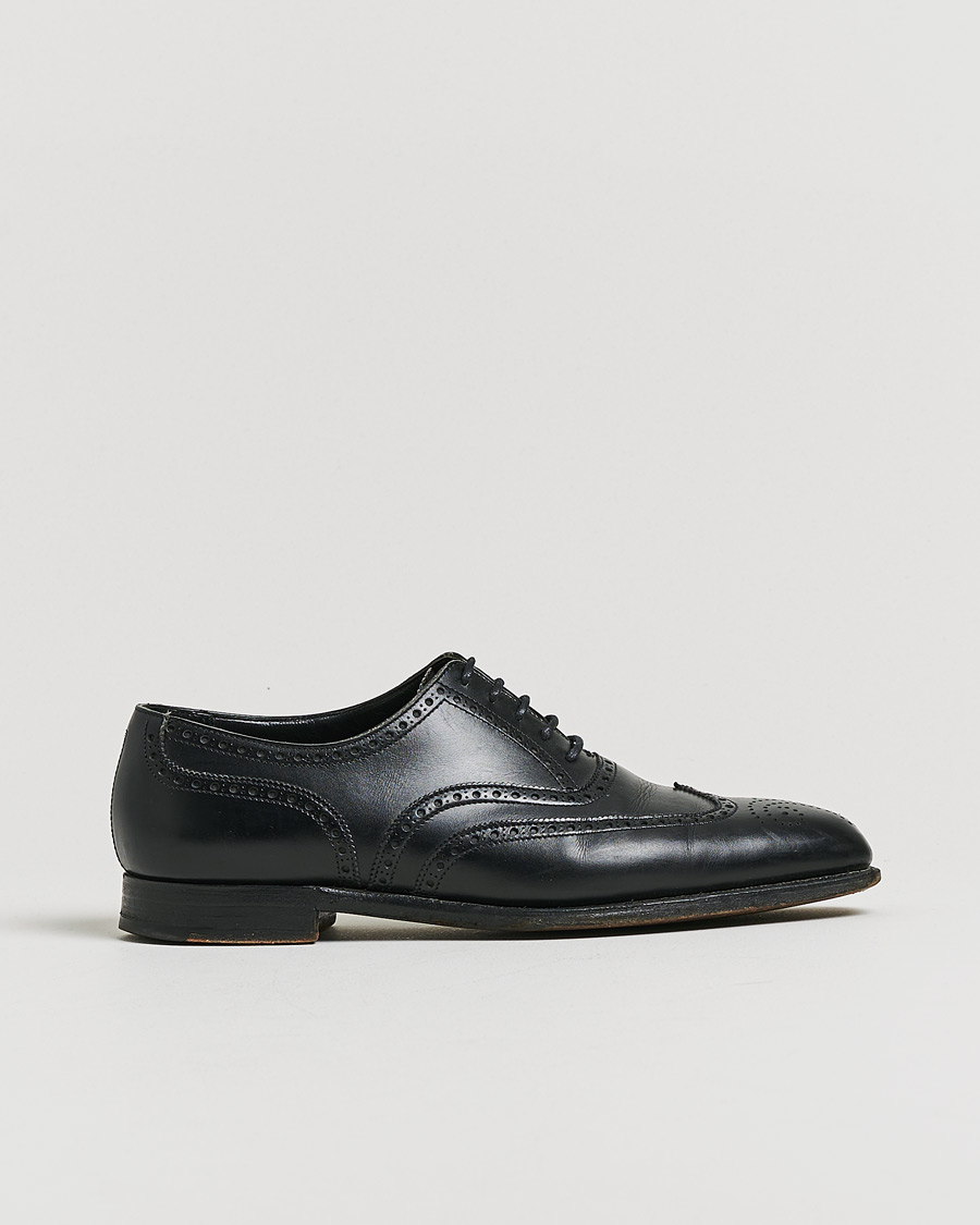 Herr | Pre-owned Skor | Pre-owned | Crockett & Jones Clifford Brogues Black Calf UK7 - EU41