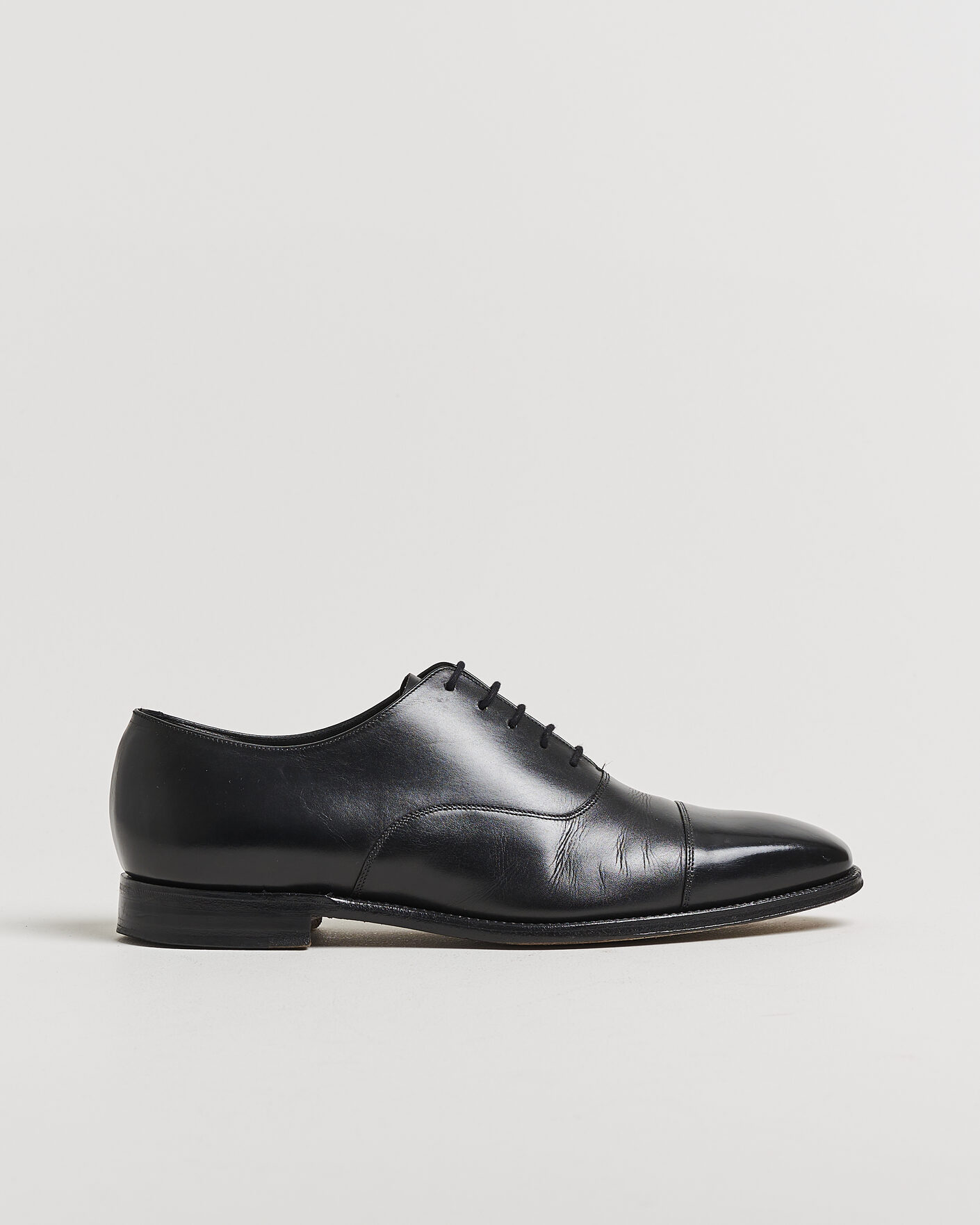 Herr | Pre-owned Randsydda skor | Pre-owned | Loake 1880 Rothschild Oxford Black Calf UK11 - EU45