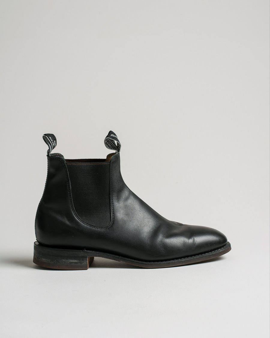 Herr | R.M.Williams Blaxland G Boot Yearling Black | Pre-owned | R.M.Williams Blaxland G Boot Yearling Black