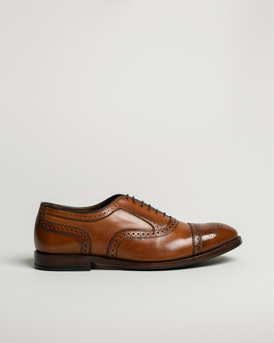 Herr | Allen Edmonds Strand Brogue Walnut US11 - EU45 | Pre-owned | Allen Edmonds Strand Brogue Walnut US11 - EU45