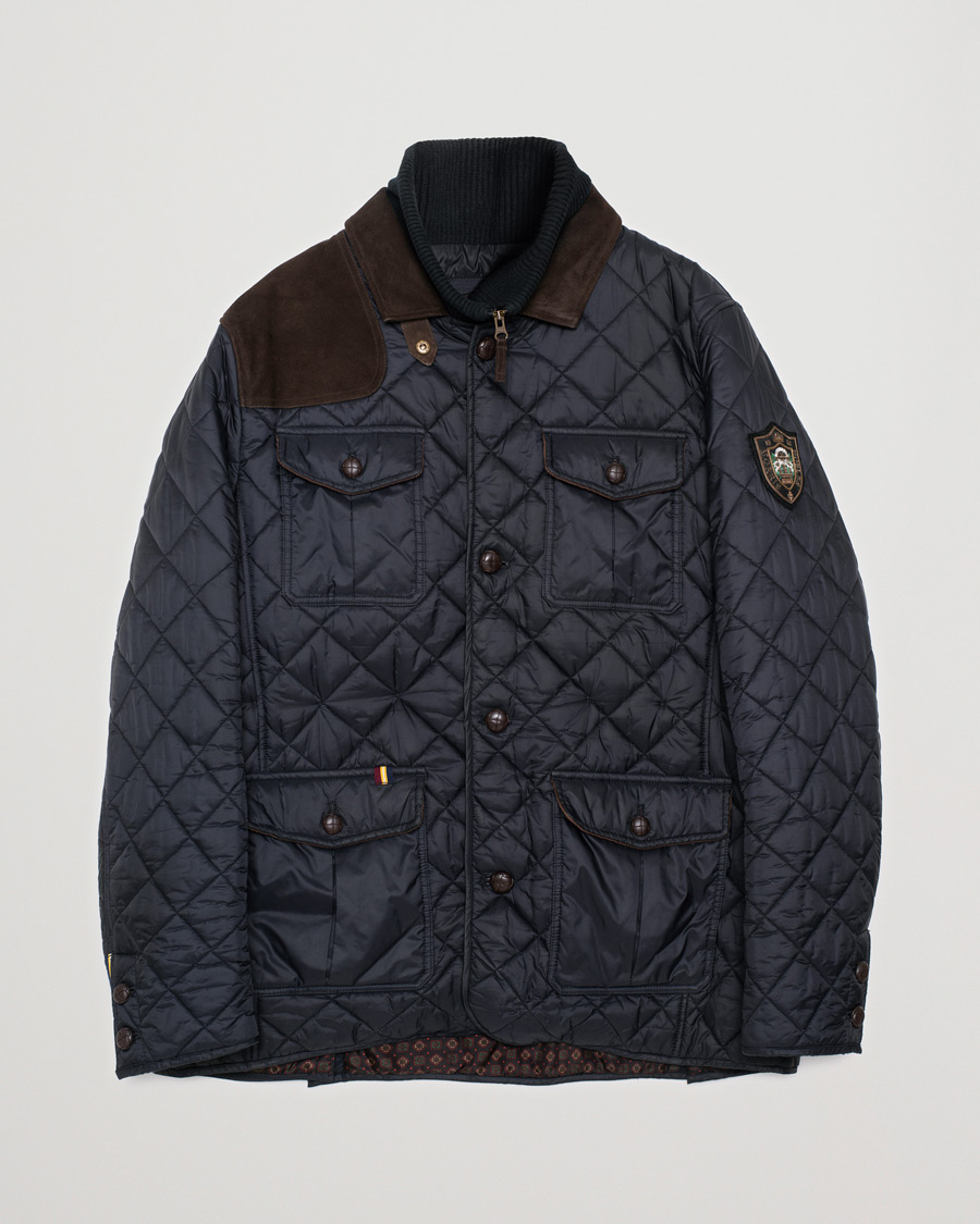 Herr | Morris Philip Quilted Jacket Navy | Pre-owned | Morris Philip Quilted Jacket Navy