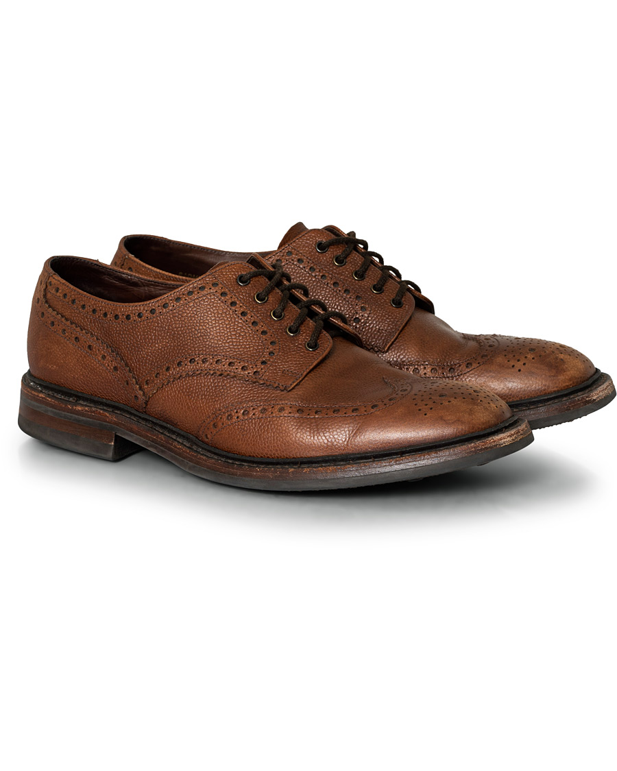 Herr | Loake 1880 Badminton Brogue Dark Brown Grain EU42,5 - UK8,5 | Pre-owned | Loake 1880 Badminton Brogue Dark Brown Grain EU42,5 - UK8,5