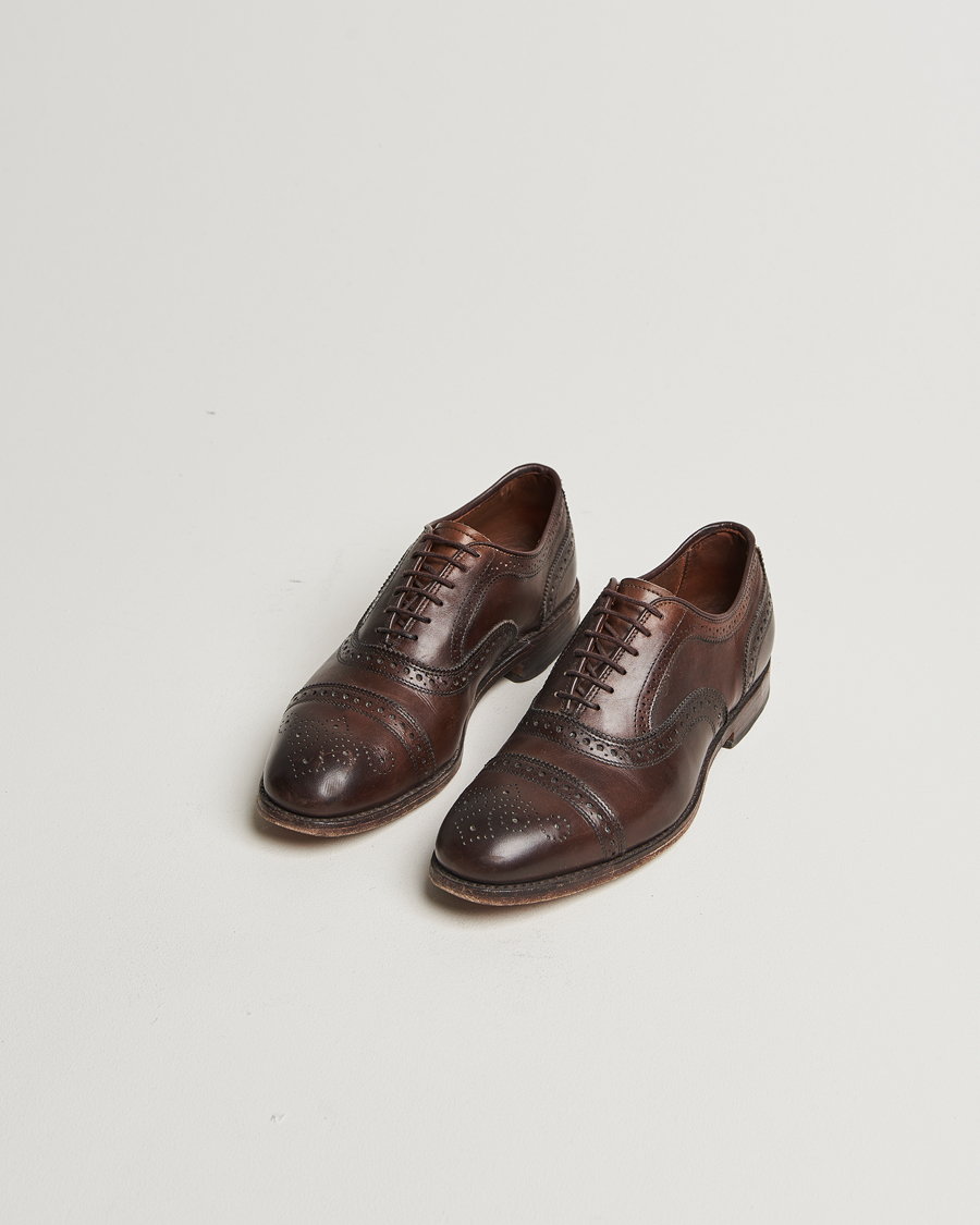 Herr | Allen Edmonds Strand Brogue Brown Cordovan US7,5 - EU41 | Pre-owned | Allen Edmonds Strand Brogue Brown Cordovan US7,5 - EU41