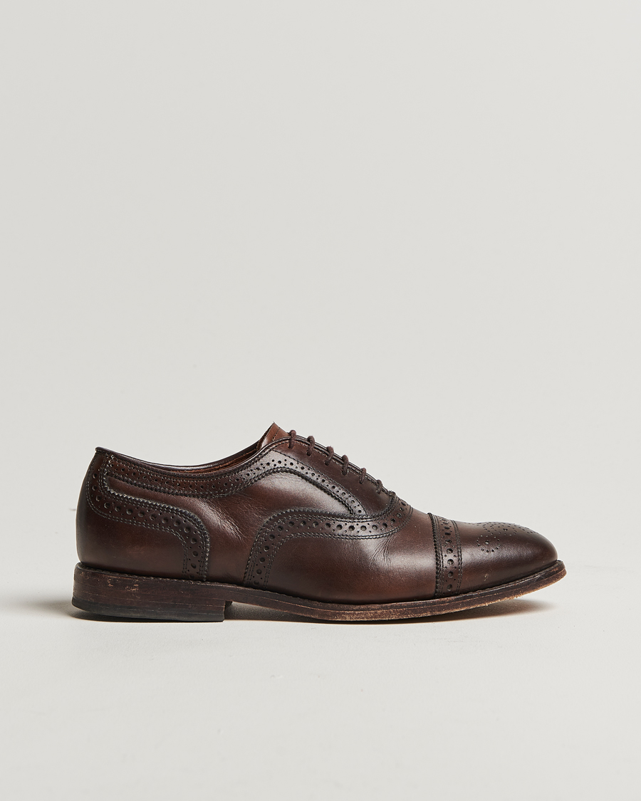 Herr | Allen Edmonds Strand Brogue Brown Cordovan US7,5 - EU41 | Pre-owned | Allen Edmonds Strand Brogue Brown Cordovan US7,5 - EU41