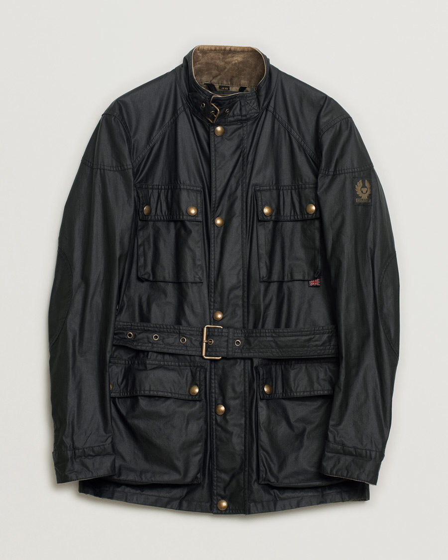 Herr | Belstaff Roadmaster Belted Jacket Black | Pre-owned | Belstaff Roadmaster Belted Jacket Black