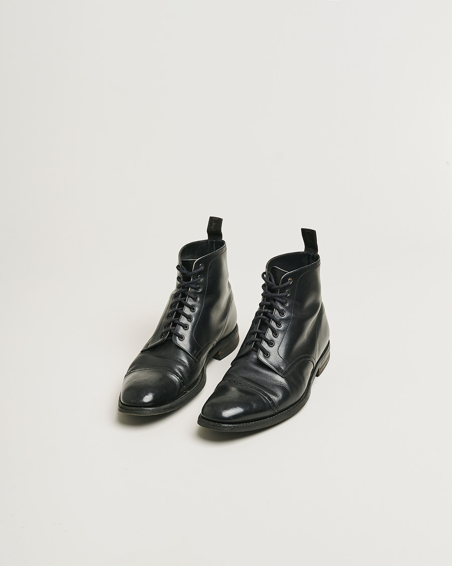 Herr | Loake 1880 Hyde Boot Black Calf | Pre-owned | Loake 1880 Hyde Boot Black Calf