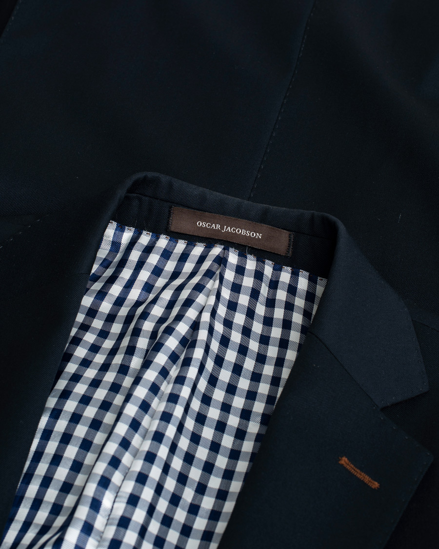 Herr | Oscar Jacobson Edmund Club Blazer Navy | Pre-owned | Oscar Jacobson Edmund Club Blazer Navy