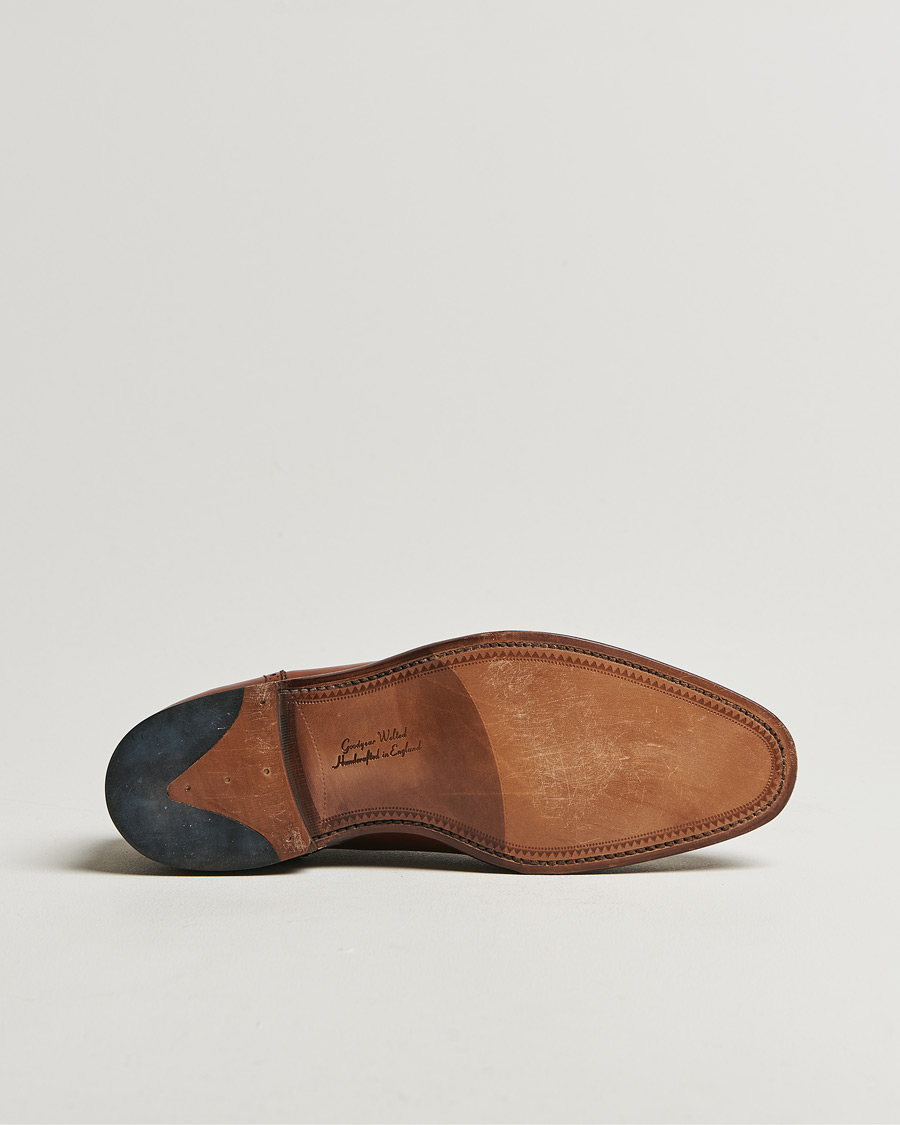 Herr | Loake 1880 Strand Brogue Mahogany Burnished Calf | Pre-owned | Loake 1880 Strand Brogue Mahogany Burnished Calf