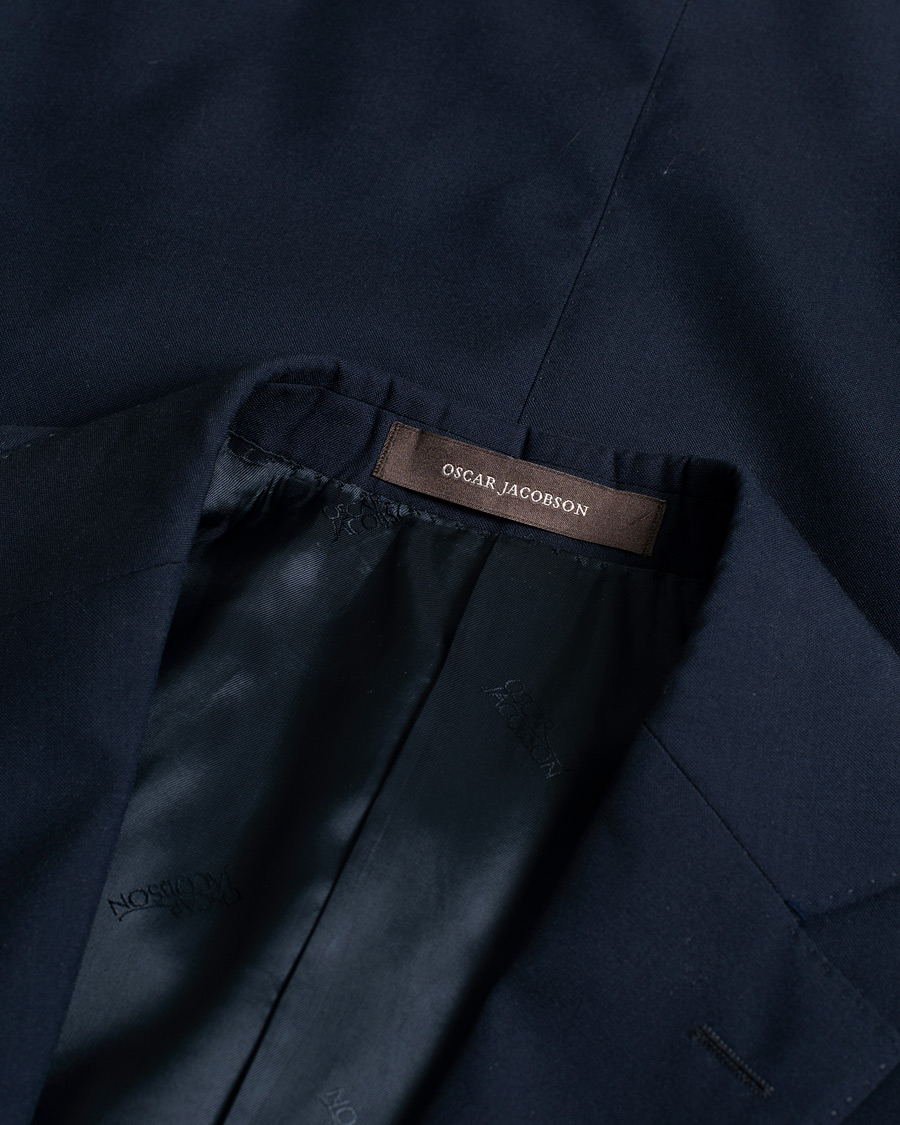 Herr | Oscar Jacobson Super 120's Wool Suit Navy 150 | Pre-owned | Oscar Jacobson Super 120's Wool Suit Navy 150