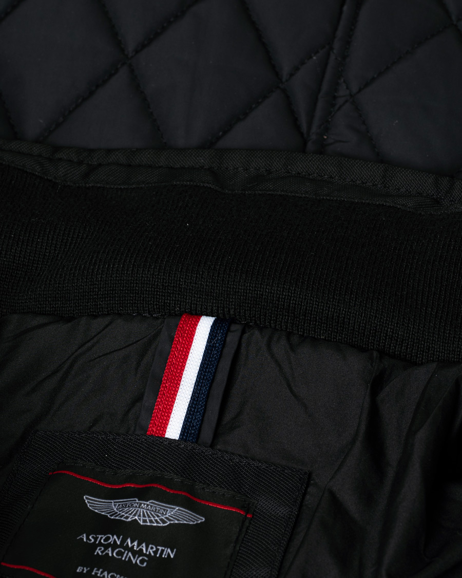 Herr | Hackett AMR Quilted 4-Pocket Jacket Black L | Pre-owned | Hackett AMR Quilted 4-Pocket Jacket Black L