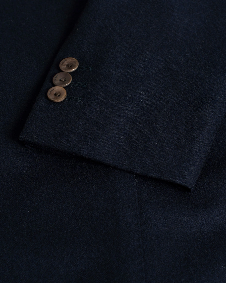 Herr | Boglioli Dover Wool Flannel Blazer Navy 46 | Pre-owned | Boglioli Dover Wool Flannel Blazer Navy 46