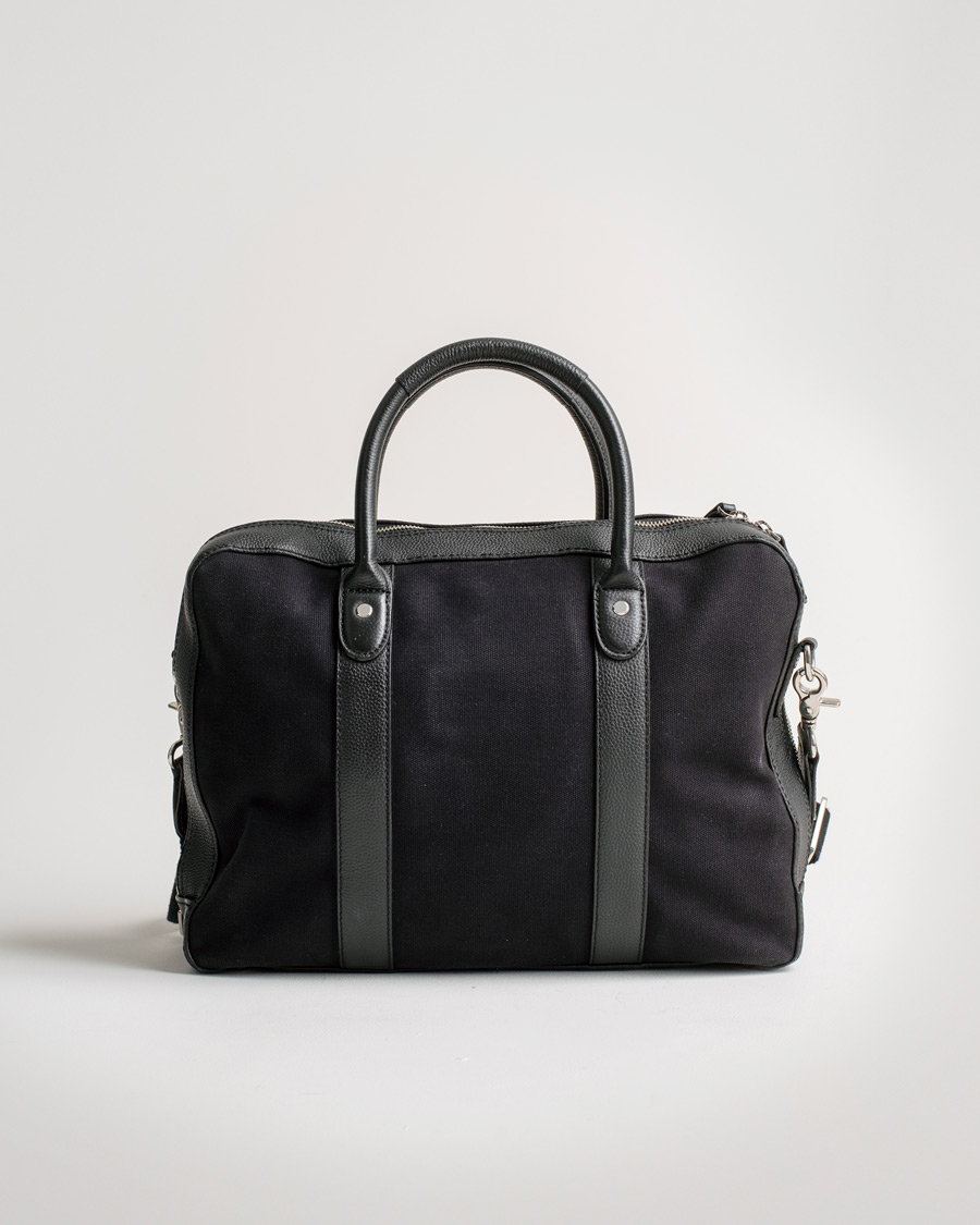 Herr | Pre-owned | Pre-owned | Baron Computer Tote Black Canvas