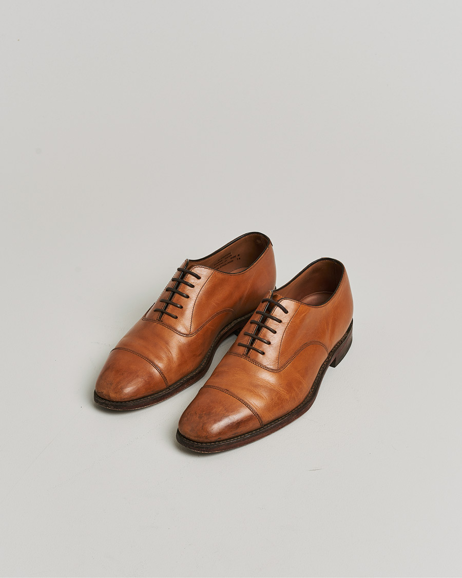 Herr | Pre-owned Skor | Pre-owned | Loake 1880 Aldwych Oxford Tan Burnished Calf UK6 - EU40