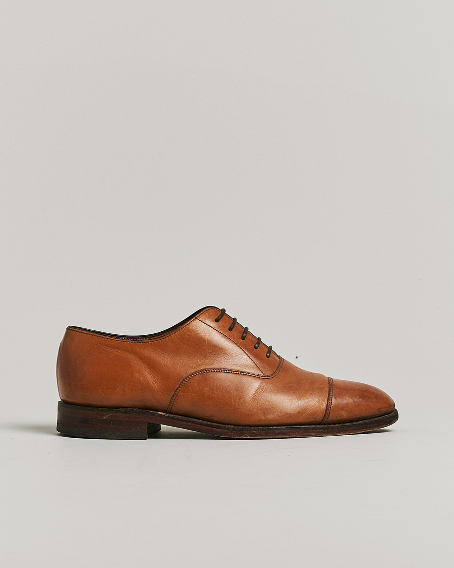Herr | Pre-owned Skor | Pre-owned | Loake 1880 Aldwych Oxford Tan Burnished Calf UK6 - EU40