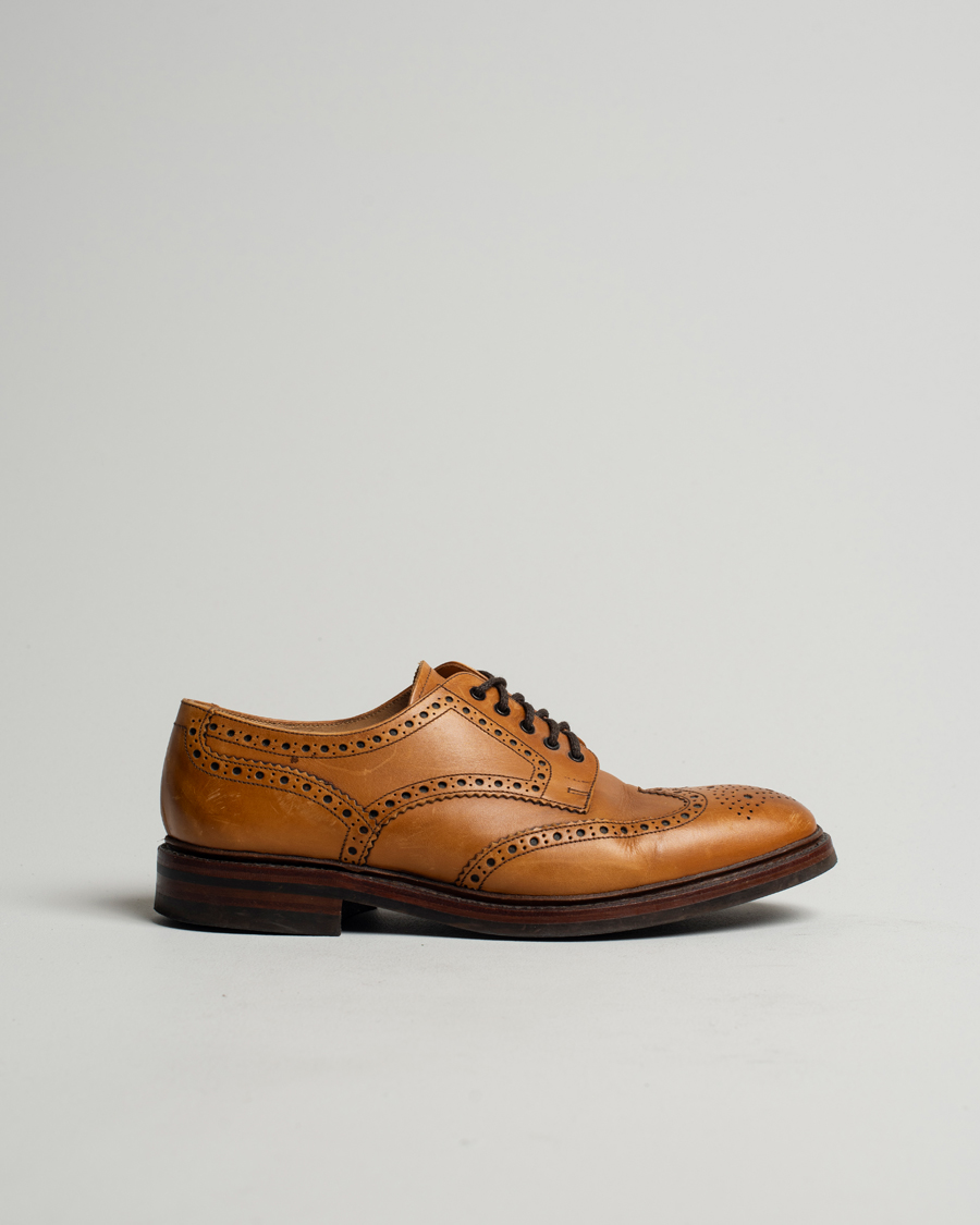 Herr | Loake 1880 Chester Dainite Brogue Tan Burnished Calf | Pre-owned | Loake 1880 Chester Dainite Brogue Tan Burnished Calf