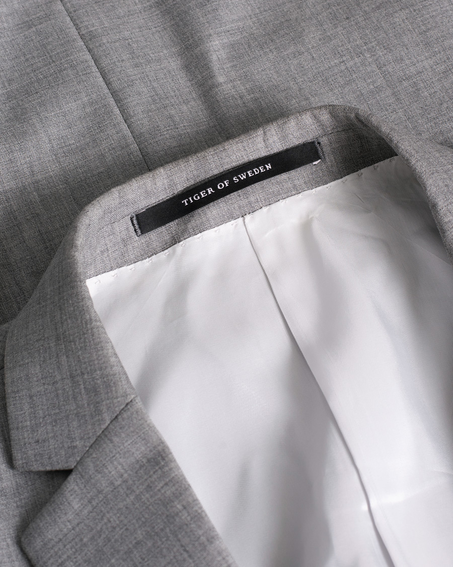 Herr | Tiger of Sweden Nedvin Suit Wool Light Grey | Pre-owned | Tiger of Sweden Nedvin Suit Wool Light Grey