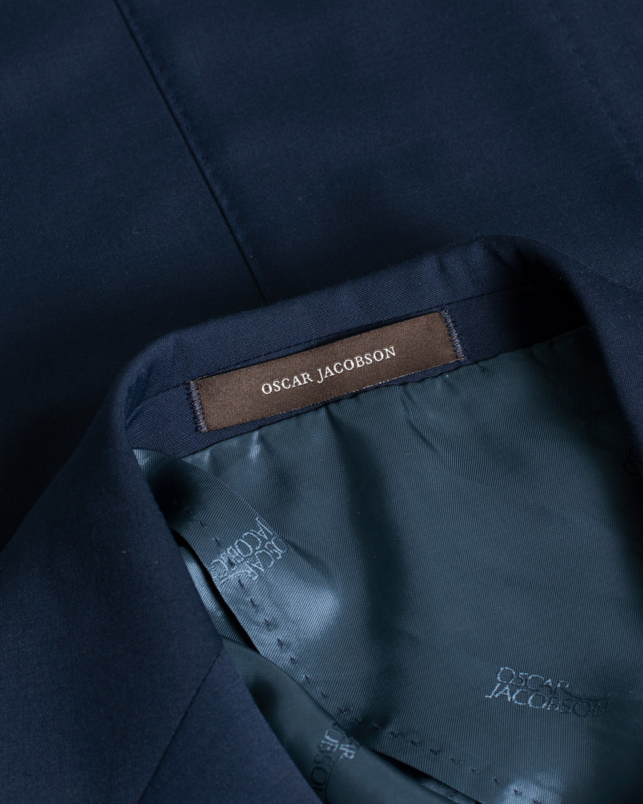 Herr | Pre-owned Kostymer | Pre-owned | Oscar Jacobson Erik Double Breasted Suit Napoli Blue 46