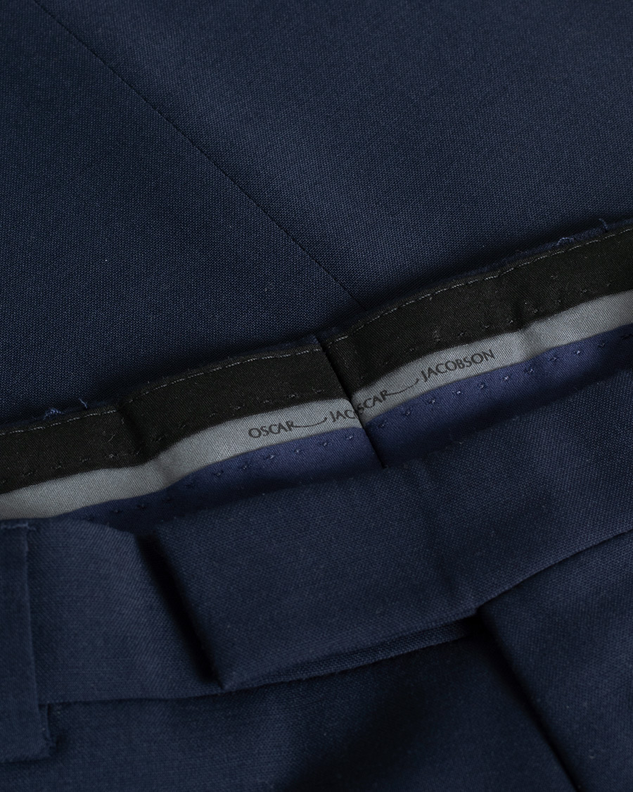 Herr | Oscar Jacobson Erik Double Breasted Suit Napoli Blue 46 | Pre-owned | Oscar Jacobson Erik Double Breasted Suit Napoli Blue 46