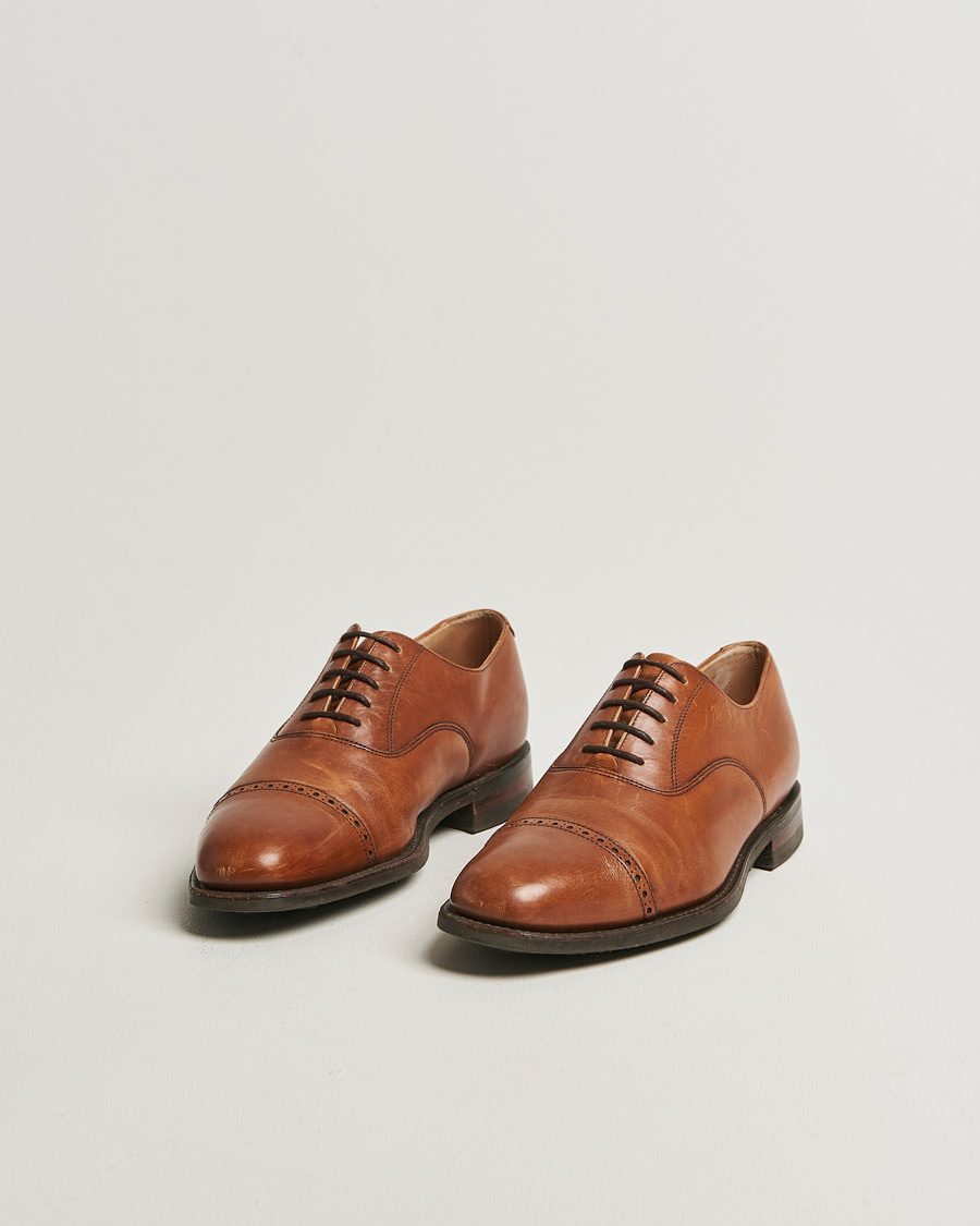 Herr | Pre-owned Randsydda skor | Pre-owned | Loake 1880 Cadogan Oxford Mahogany Calf UK7,5 - EU41,5