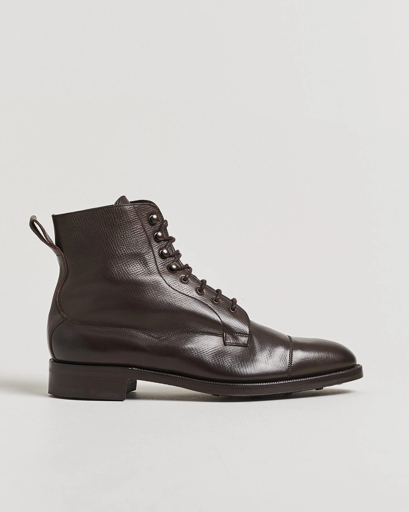 Herr | Pre-owned Randsydda skor | Pre-owned | Edward Green Galway Grained Boot Dark Brown Utah Calf UK10,5 - EU45