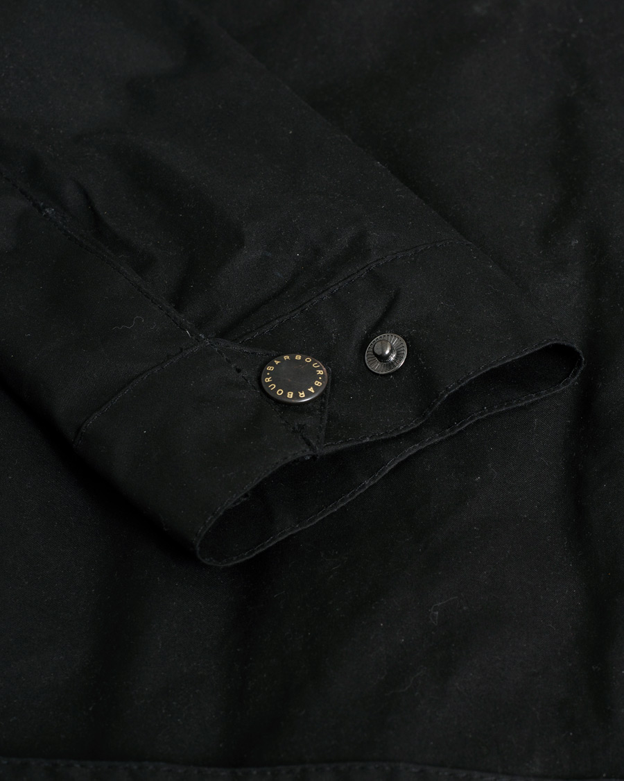 Herr | Pre-owned | Pre-owned | Barbour International Slim Wax Jacket Black