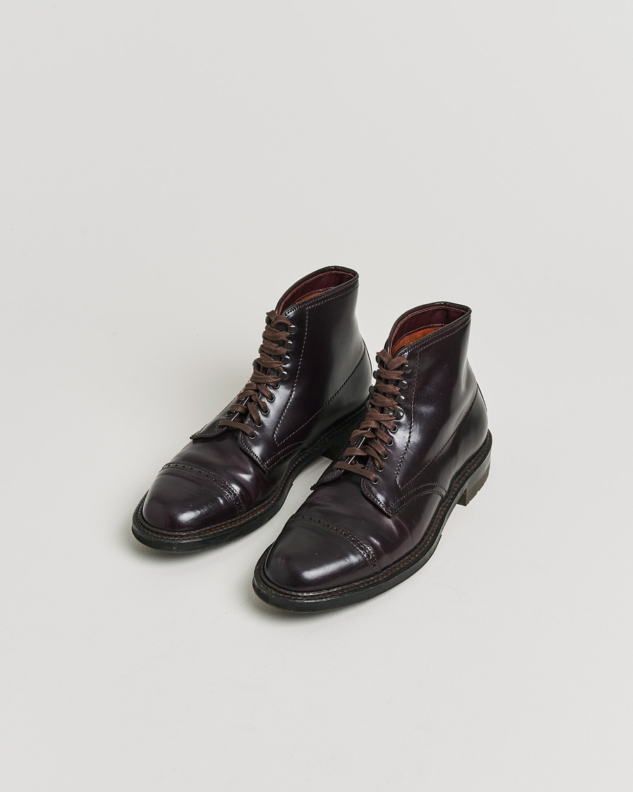 Herr | Pre-owned Randsydda skor | Pre-owned | Alden M1807 Boot Burgundy Shell Cordovan US9,5 - EU41