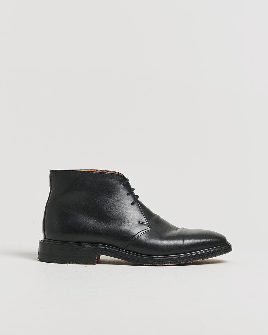 Herr | Pre-owned Randsydda skor | Pre-owned | Crockett & Jones Holborn Chukka Black Calf UK8 - EU42