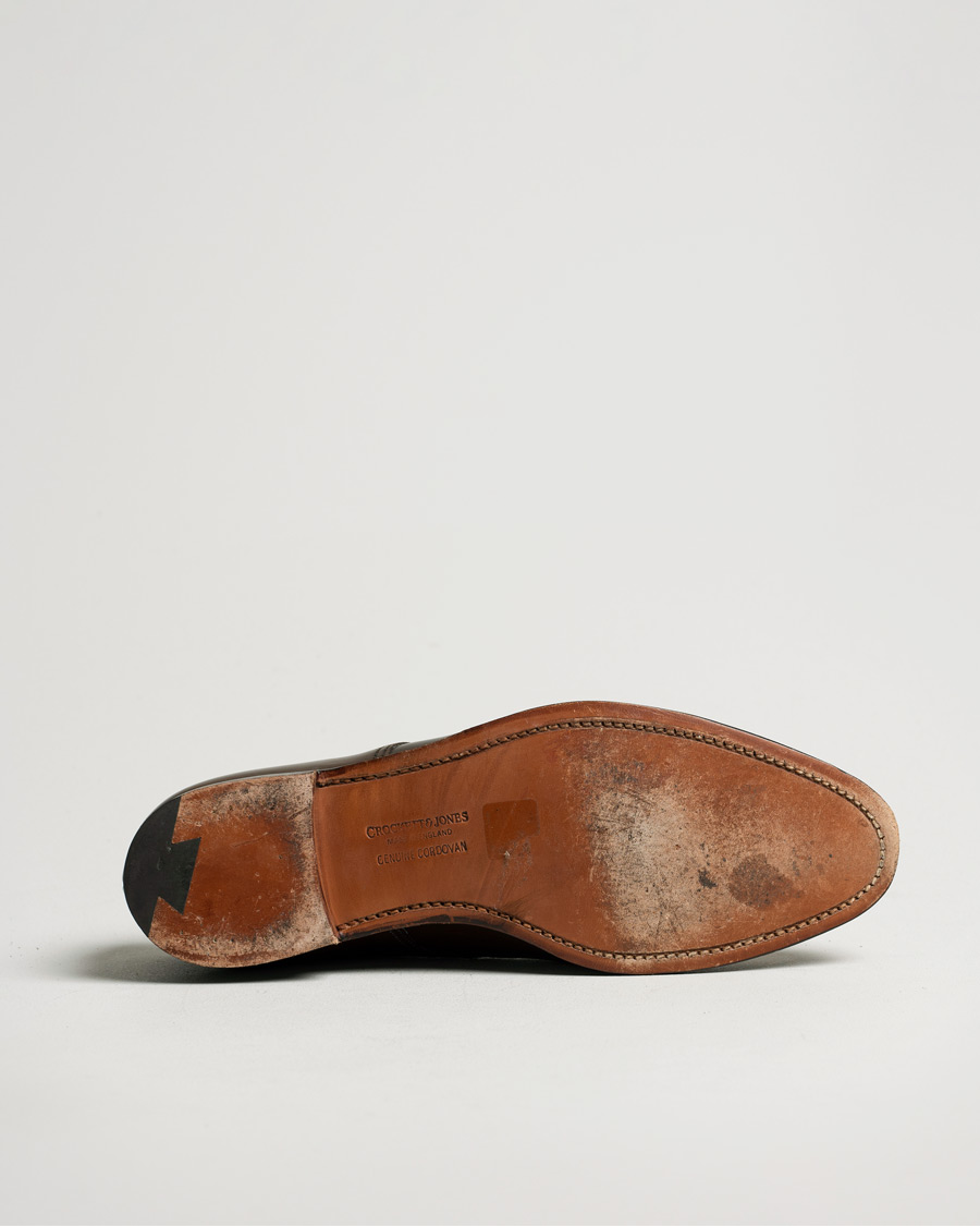 Herr | Crockett & Jones Bradford Derby Dark Brown Cordovan | Pre-owned | Crockett & Jones Bradford Derby Dark Brown Cordovan