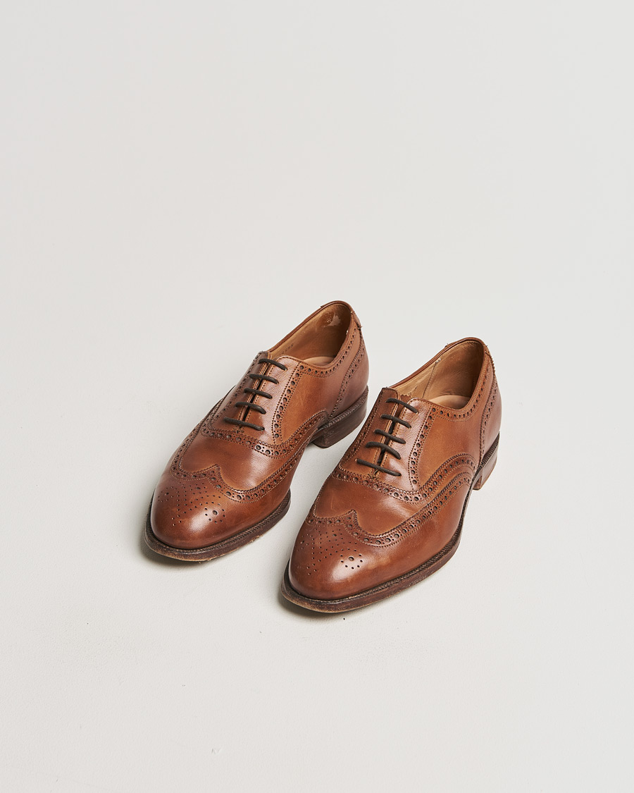 Herr | Crockett & Jones Downing Derbys Tan Burnish Calf UK7 - EU41 | Pre-owned | Crockett & Jones Downing Derbys Tan Burnish Calf UK7 - EU41