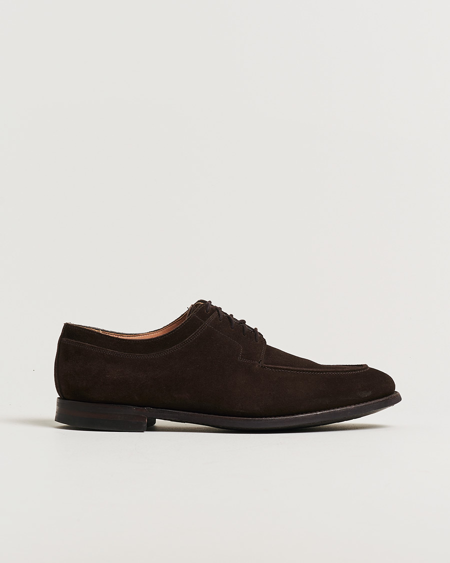Herr | Pre-owned Randsydda skor | Pre-owned | Crockett & Jones Hardwick Dark Brown Suede UK8 - EU42