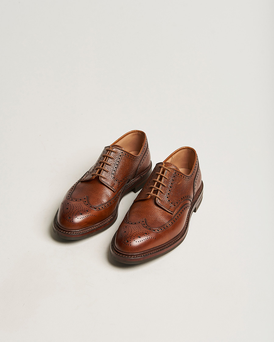 Herr | Pre-owned Randsydda skor | Pre-owned | Crockett & Jones Pembroke Derbys Tan Grained Calf UK10,5 - EU44,5