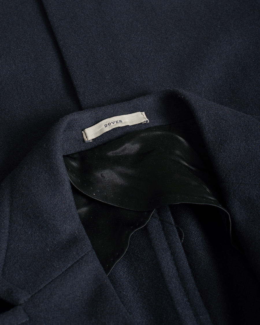 Herr | Boglioli Dover Wool Coat Navy 50 | Pre-owned | Boglioli Dover Wool Coat Navy 50