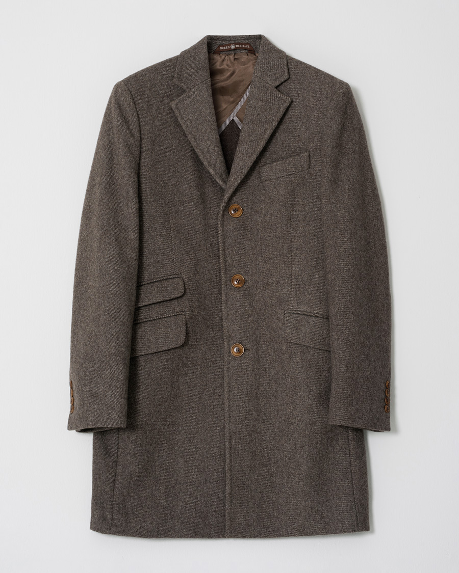Herr | Morris Heritage George Double Face Coat Brown 46 | Pre-owned | Morris Heritage George Double Face Coat Brown 46