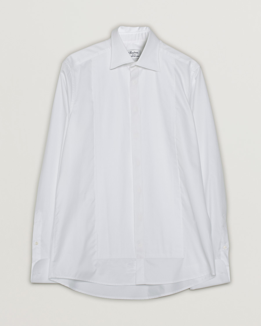 Herr | Stenströms Slimline Smoking Shirt White | Pre-owned | Stenströms Slimline Smoking Shirt White