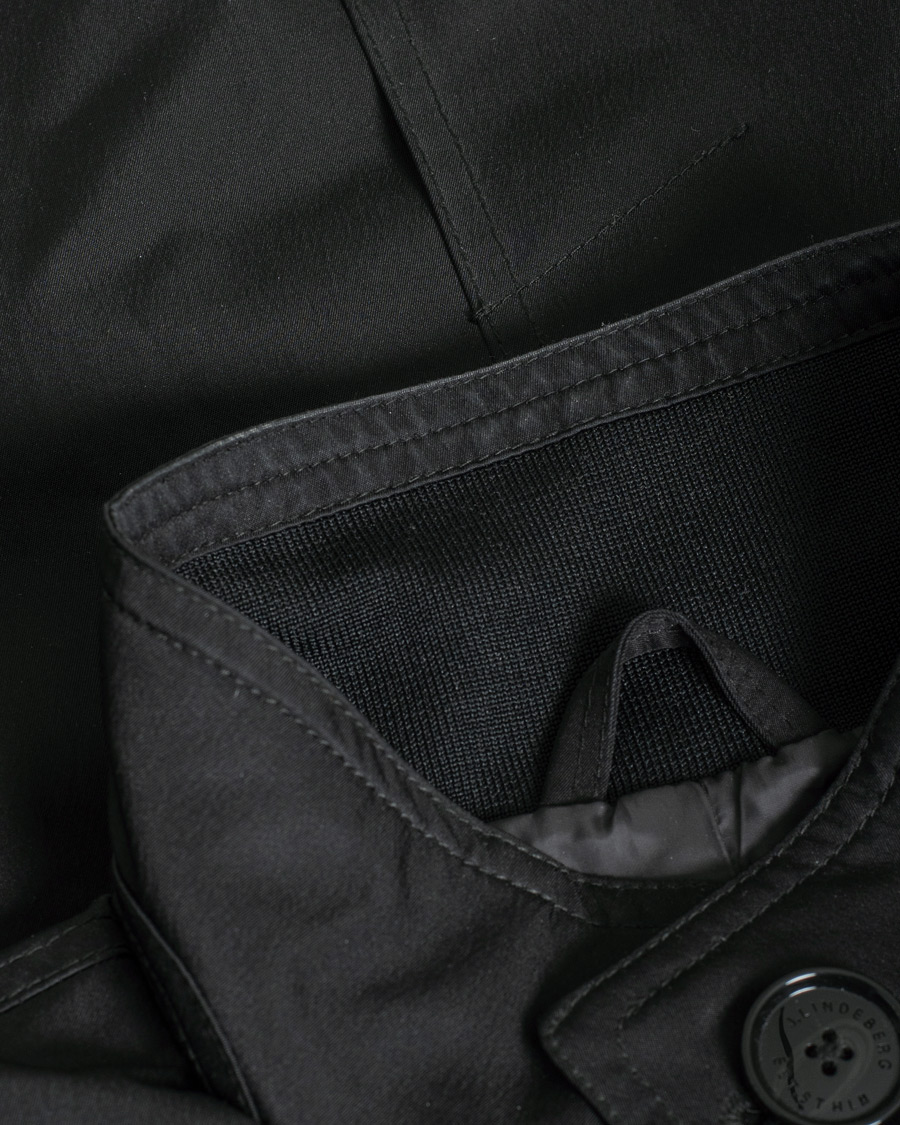 Herr | J.Lindeberg Gavin 52 Peach Poly Coat Black | Pre-owned | J.Lindeberg Gavin 52 Peach Poly Coat Black