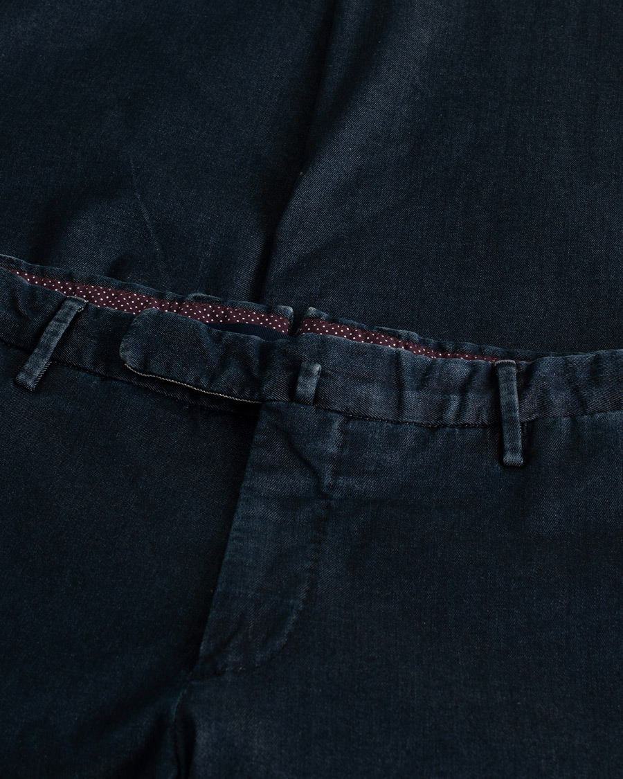 Herr | Pre-owned Byxor | Pre-owned | Incotex Slim Fit Denim Stretch Chino Dark Indigo