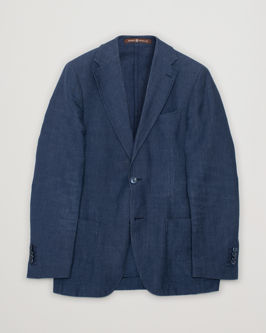 Herr | Morris Heritage Edward Oxford Blazer Navy | Pre-owned | Morris Heritage Edward Oxford Blazer Navy
