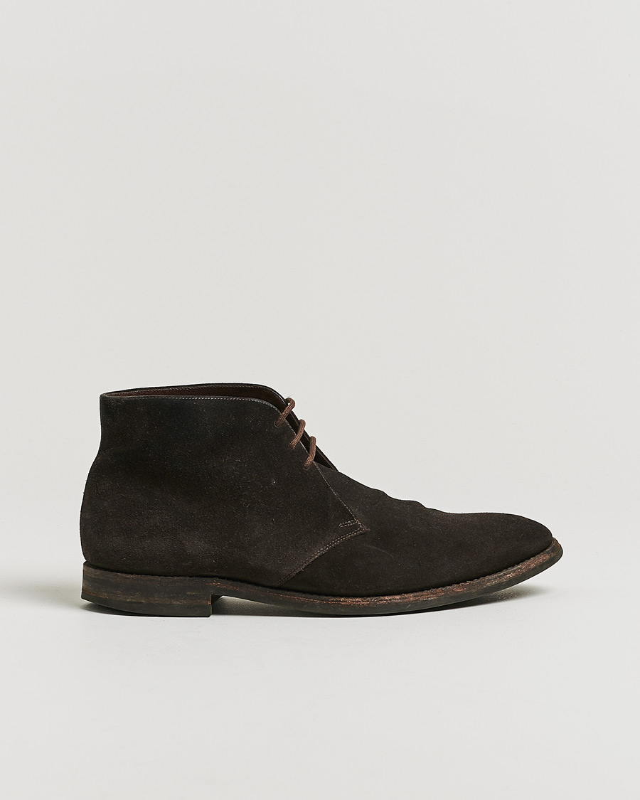 Herr | Pre-owned Skor | Pre-owned | Loake 1880 Pimlico Chukka Boot Dark Brown Suede UK10,5 - EU44,5