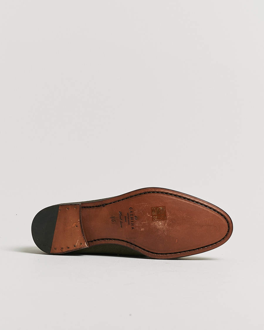Herr | Pre-owned Randsydda skor | Pre-owned | Carmina Unlined Tassel Loafers Grey Suede UK6 - EU39