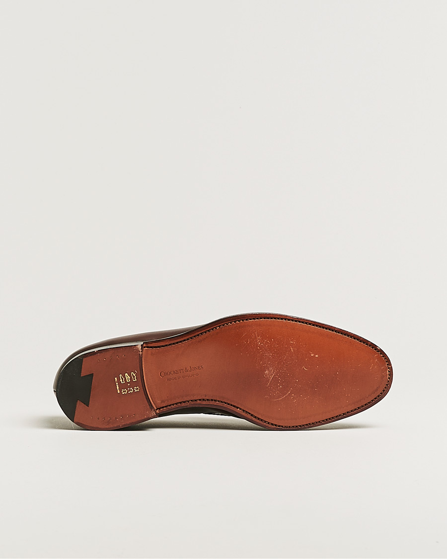 Herr | Crockett & Jones Cavendish Tassel Loafer Dark Brown Calf | Pre-owned | Crockett & Jones Cavendish Tassel Loafer Dark Brown Calf