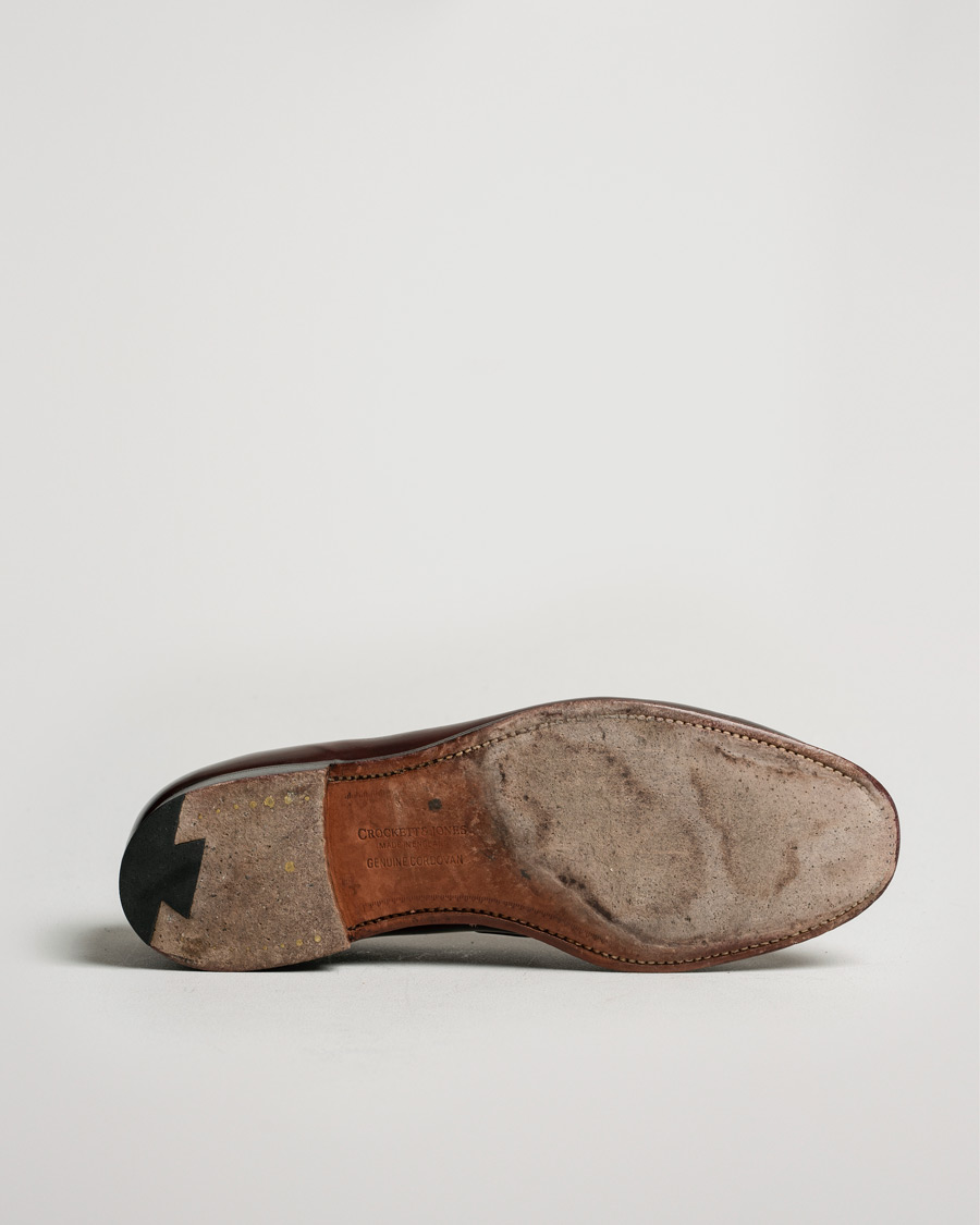 Herr | Care of Carl Pre-owned | Pre-owned | Crockett & Jones Cavendish Tassel Loafer Burgundy Cordovan