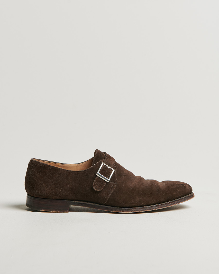 Herr | Crockett & Jones Monkton Brown Suede UK8,5 - EU42,5 | Pre-owned | Crockett & Jones Monkton Brown Suede UK8,5 - EU42,5
