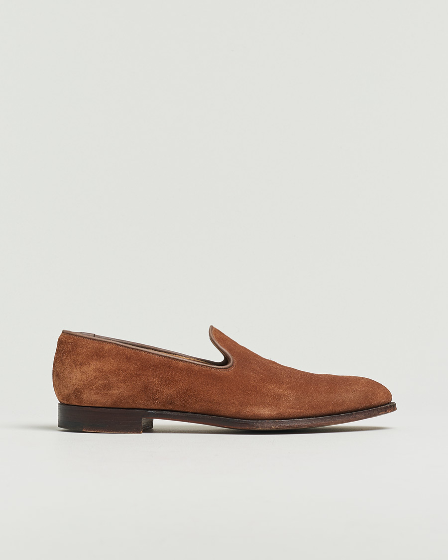 Herr | Pre-owned Skor | Pre-owned | Crockett & Jones Kensington 2 Loafer Snuff Suede UK9 - EU43